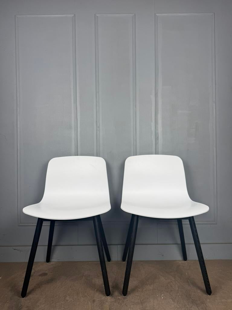 20 HAY About A Chair AAC12 design stoelen zgan, Huis en Inrichting, Stoelen, Hout, Wit, Ophalen of Verzenden, Vijf, Zes of meer stoelen