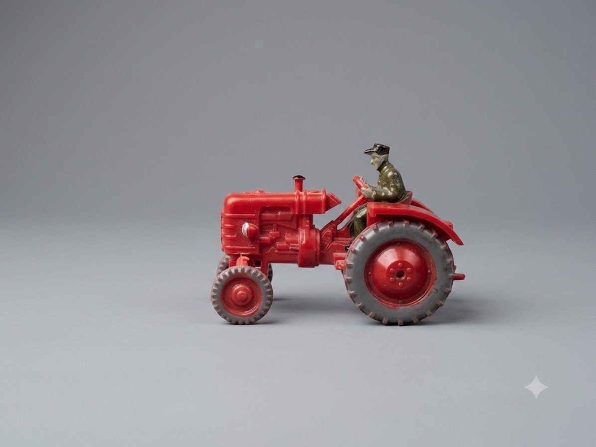 Siku Plastik V 48 tractor 1957-1965, Ophalen of Verzenden, Zo goed als nieuw, Hijskraan, Tractor of Landbouw, SIKU