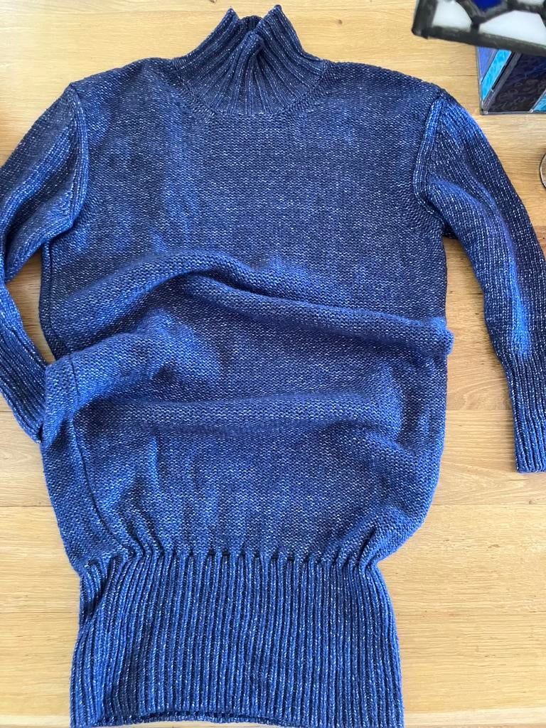 Humanoid jurk /trui in blauw melee, Kleding | Dames, Ophalen of Verzenden, Zo goed als nieuw, Blauw