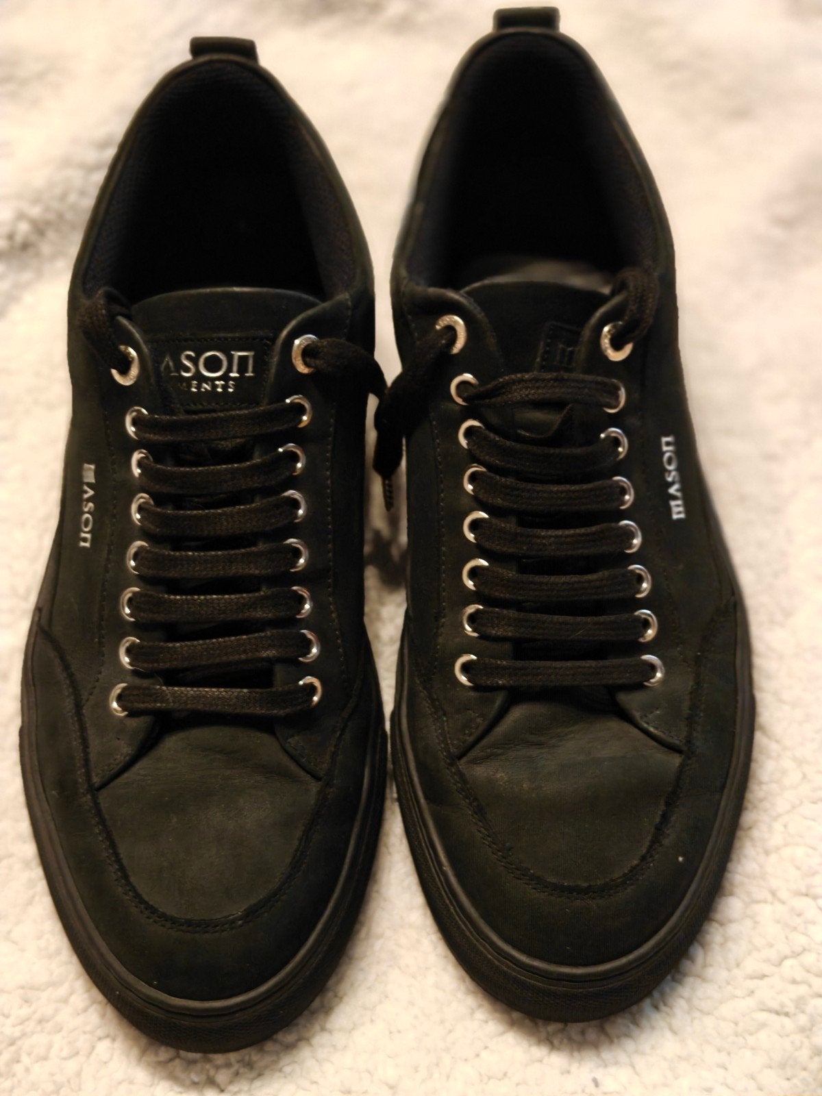 Mason Garments Heren Sneakers Zwart Maat 47, Ophalen of Verzenden, Zo goed als nieuw, Zwart