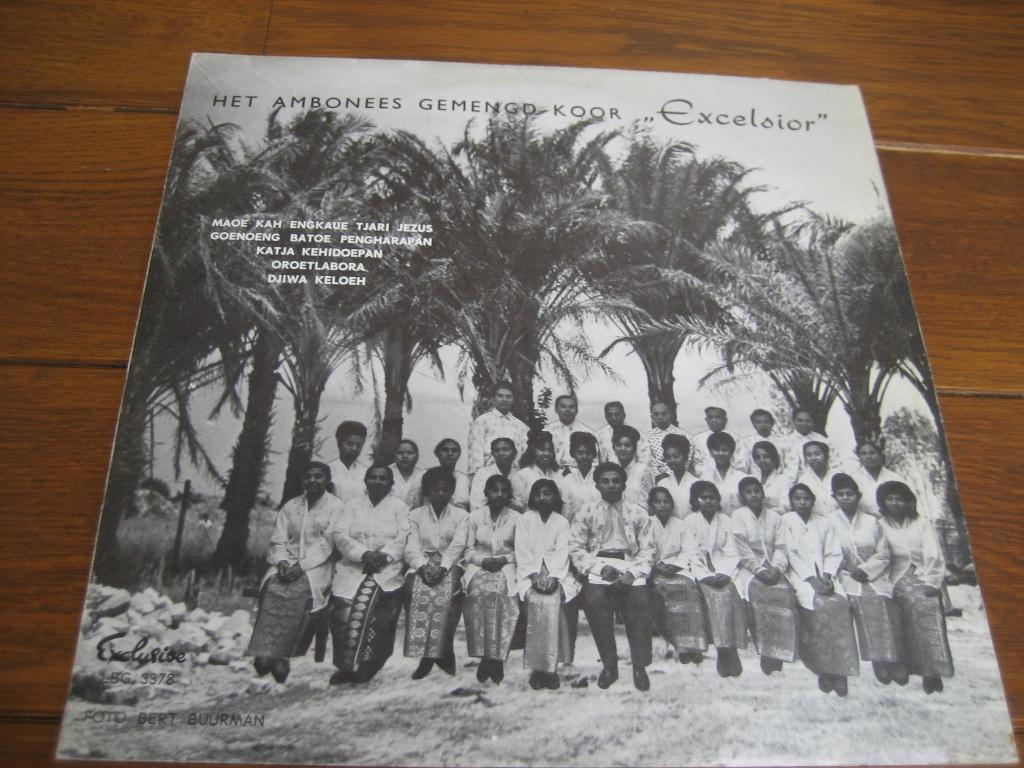 Ambonees gemengd koor excelsior lp, Cd's en Dvd's, Ophalen of Verzenden, Aziatisch, 12 inch, 1970 - 1979