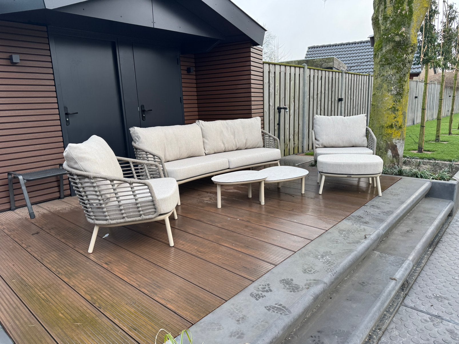 Puglia loungeset taste by 4 Seasons outdoor, Tuin en Terras, Tuinmeubel-accessoires, Ophalen of Verzenden, Nieuw