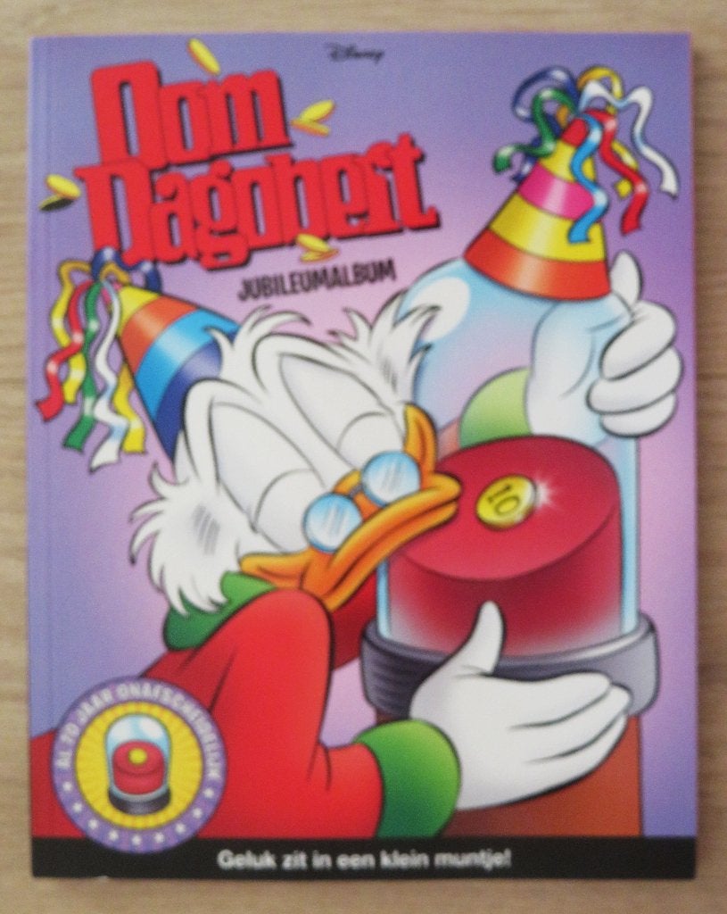Donald Duck Oom Dagobert Jubileum alb. Geluk in klein hoekje, Eén stripboek, Ophalen of Verzenden, Gelezen