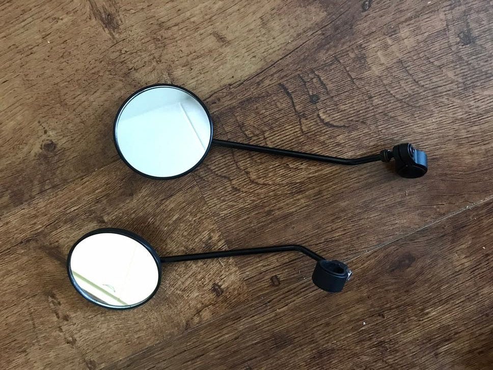2x Fiets spiegels met bevestiging, Ophalen of Verzenden, Zo goed als nieuw
