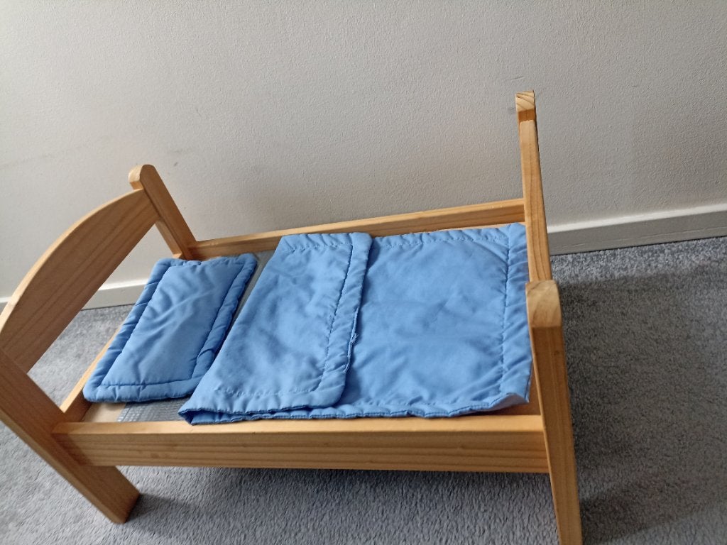Poppenbedje, Ophalen