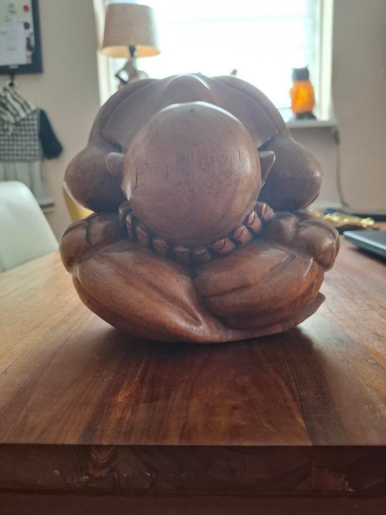 Grote houten  Orang Malu Yogiman, Ophalen of Verzenden