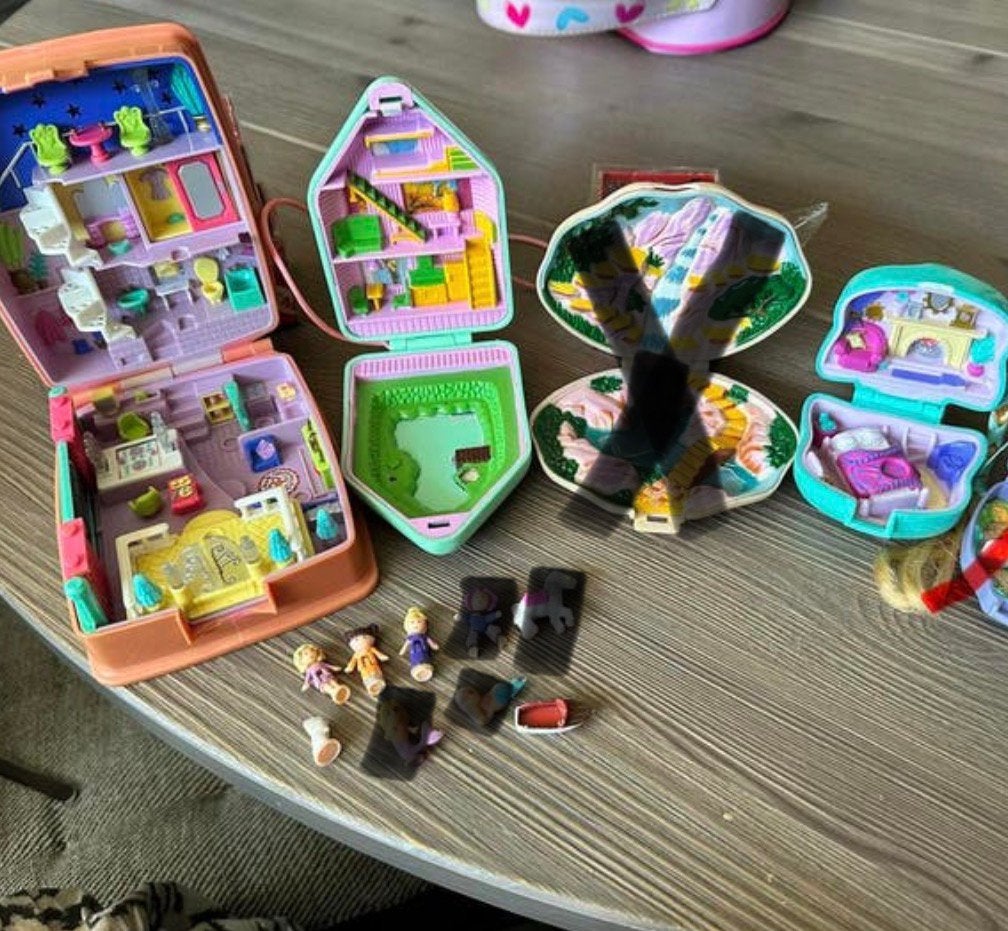 Vintage Polly Pocket speelsets met poppetjes, Ophalen of Verzenden, Gebruikt, Overige typen