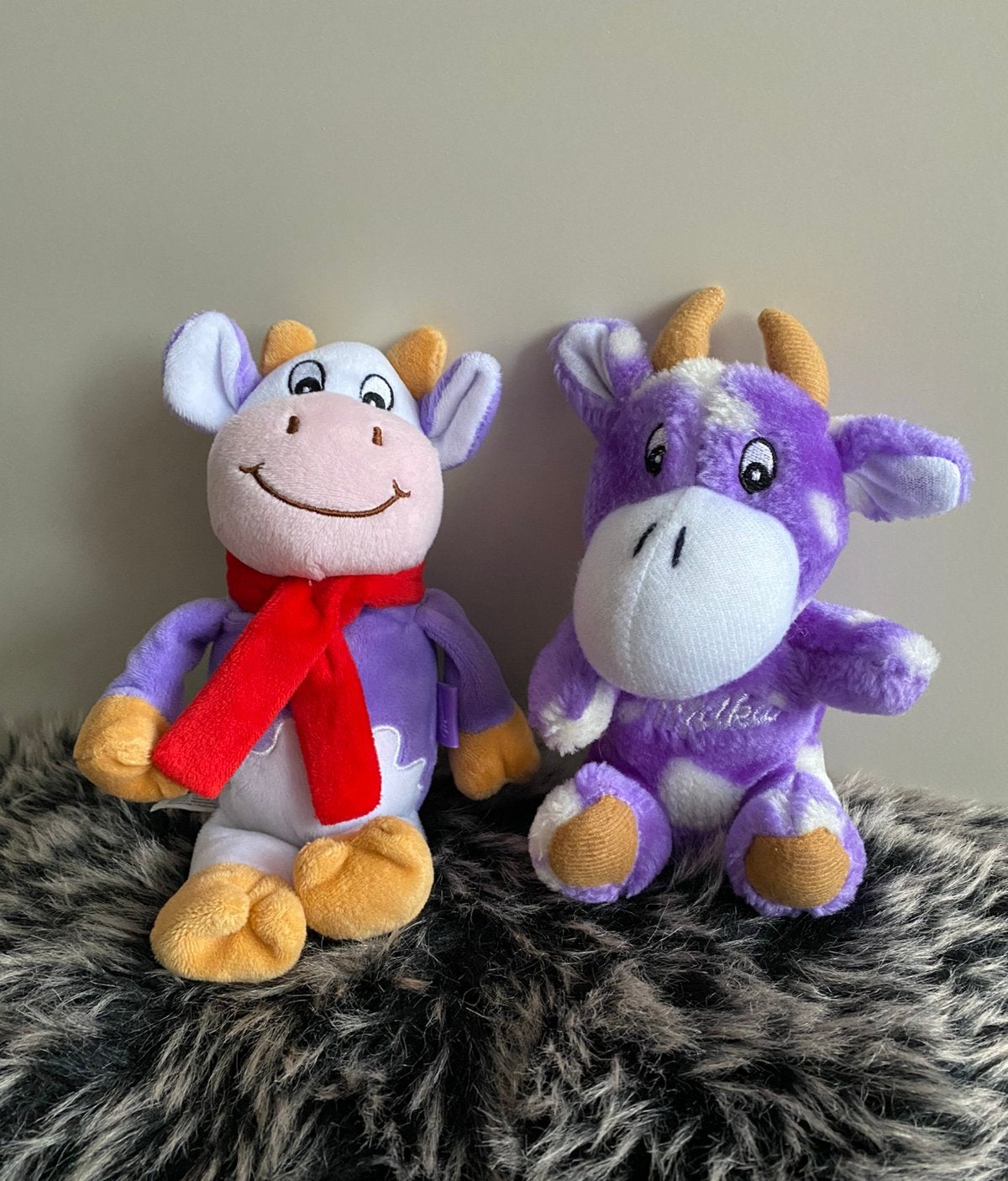 Milka koe knuffels., Verzenden, Zo goed als nieuw, Koe