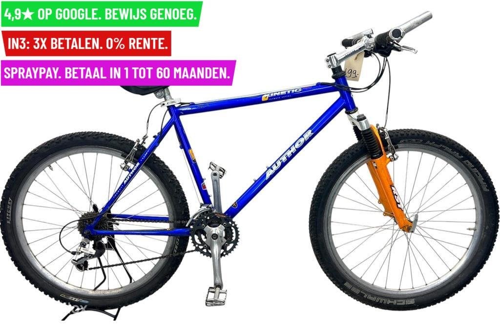 Mountainbike Author MTB 26"/48cm/24ver - Garantie/Levering, Fietsen en Brommers, Overige merken, 9713 Bv Groningen, Gebruikt, Author