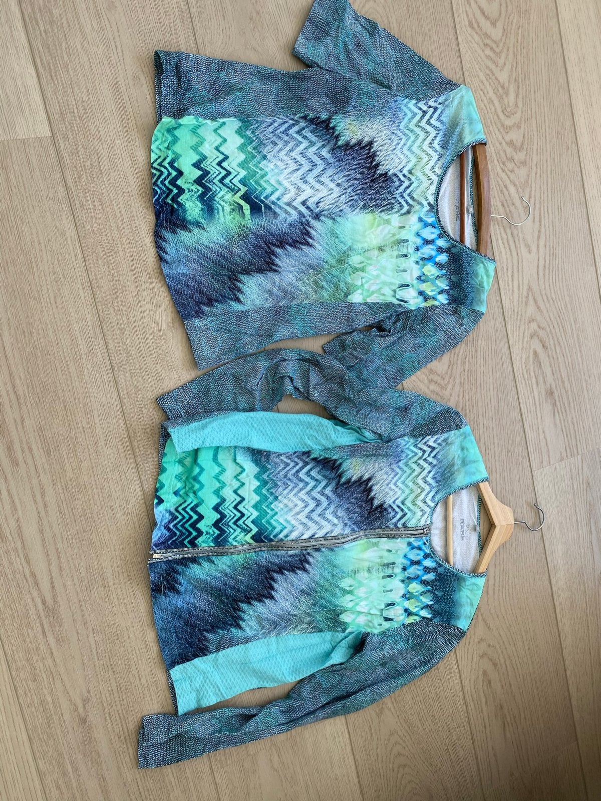 Rabe Twinset Maat 40 - Trendy Groen/Blauw Patroon, Kleding | Dames, Truien en Vesten, Ophalen of Verzenden, Zo goed als nieuw