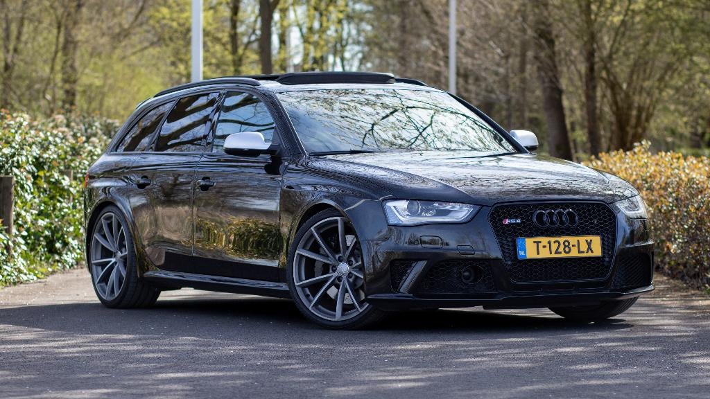 Audi RS4 Quattro 4.2 V8, Automaat, 1770 kg, Elektronische parkeerrem, Zwart
