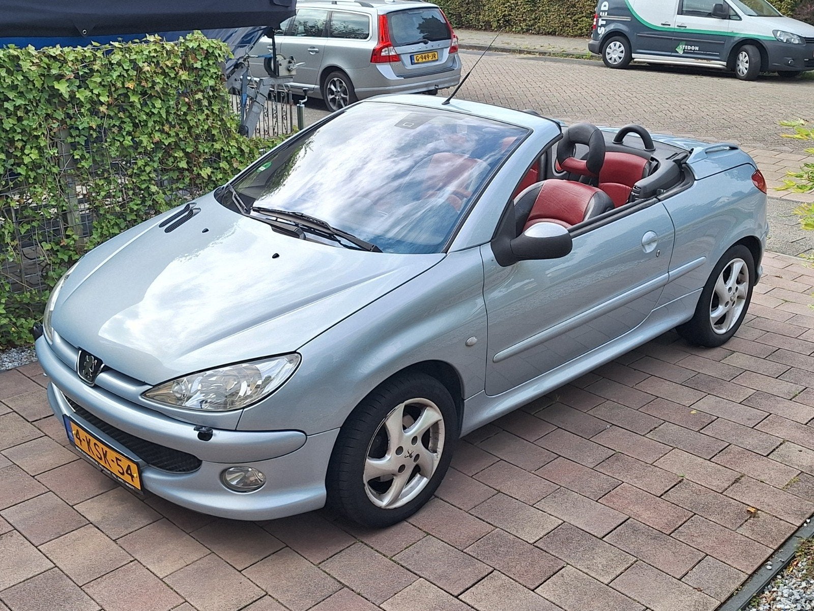 Peugeot 206 1.6 cabrio, airco, stoelverwarming, distributie, Voorwielaandrijving, 4 cilinders, Cabriolet, 4 stoelen
