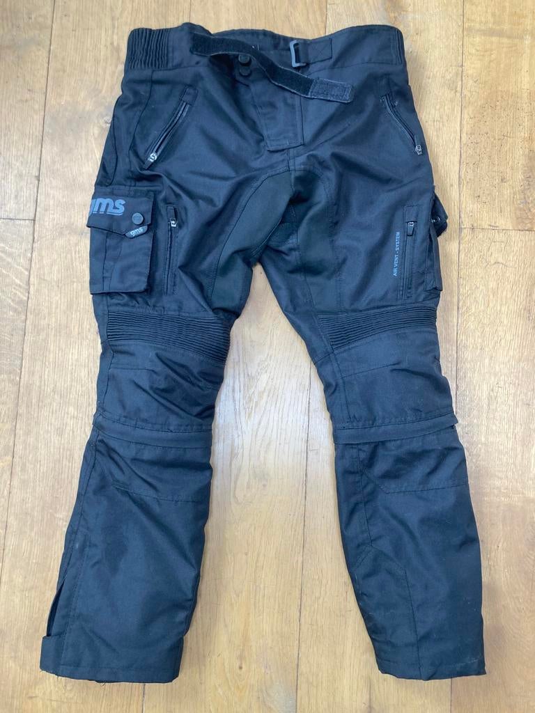 Nette zwarte GMS motorbroek, Motoren, Ophalen of Verzenden, Zo goed als nieuw