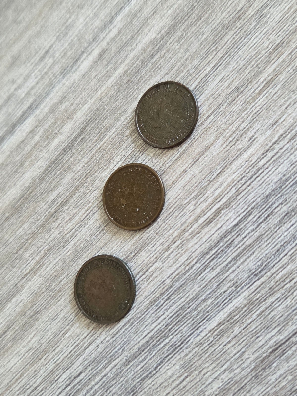 Oude Nederlandse ½ cent munten - Koningin Wilhelmina, Ophalen of Verzenden