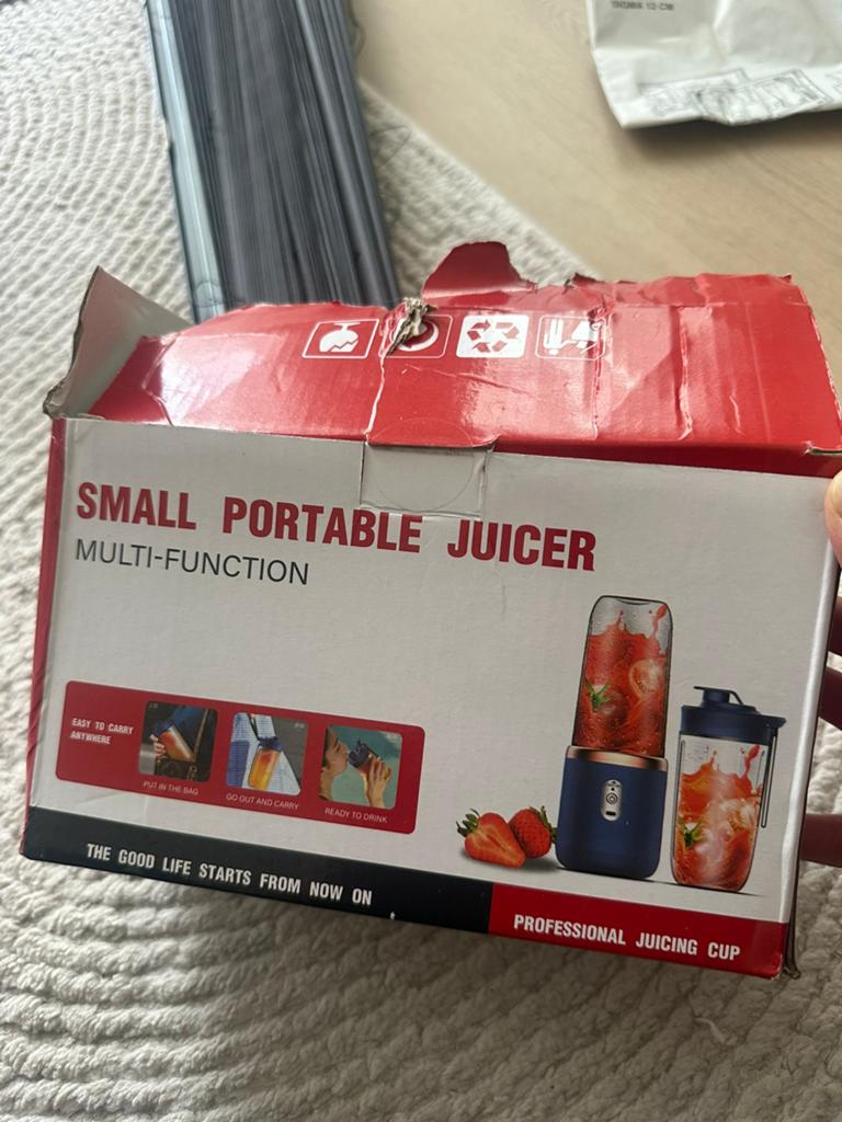 Draagbare Mini Blender / Juicer – NIEUW in doos!, Witgoed en Apparatuur, Juicers, Nieuw, Ophalen of Verzenden