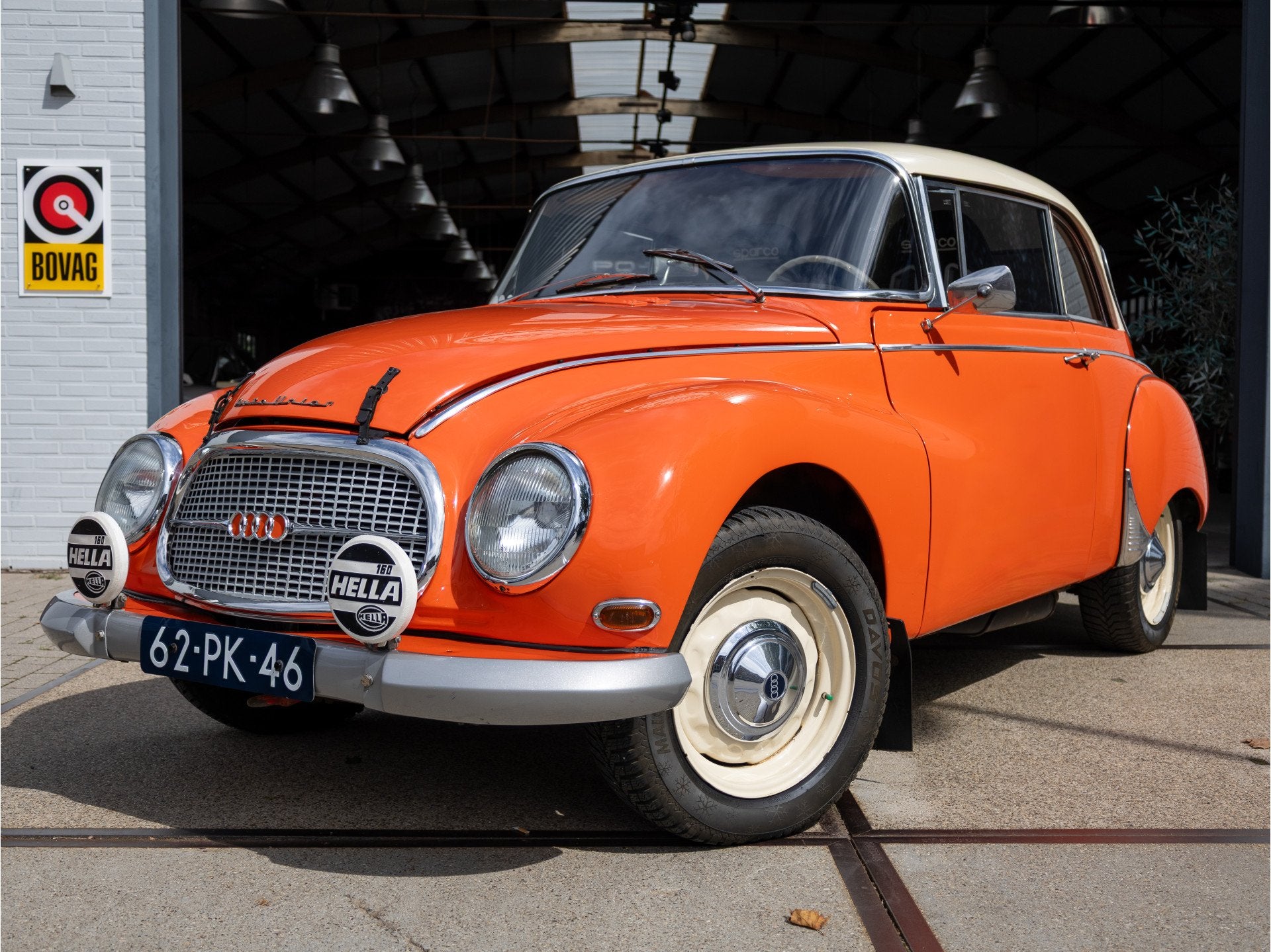 Auto union 1000 SUPER *Rally Spec* (bj 1962), 54 pk, Zwart, Alcantara, Bedrijf