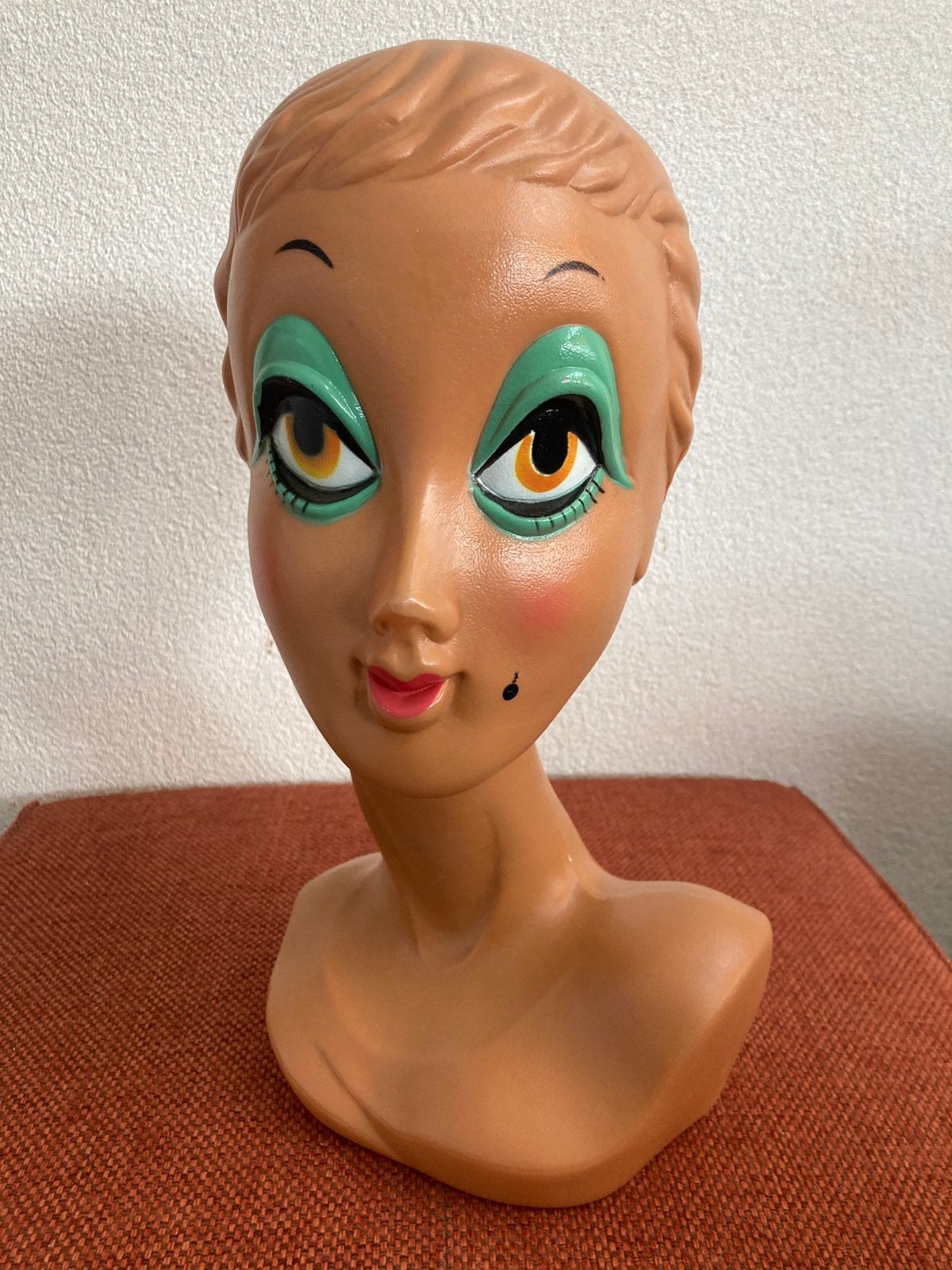 Twiggy Pruikenhoofd Vintage, Ophalen of Verzenden, Gebruikt, Pop