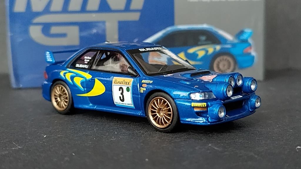 Subaru Impreza Wrc 98 Monte Carlo mc Rea 1:64 MiniGT Pol, Auto, Verzenden, ., Nieuw