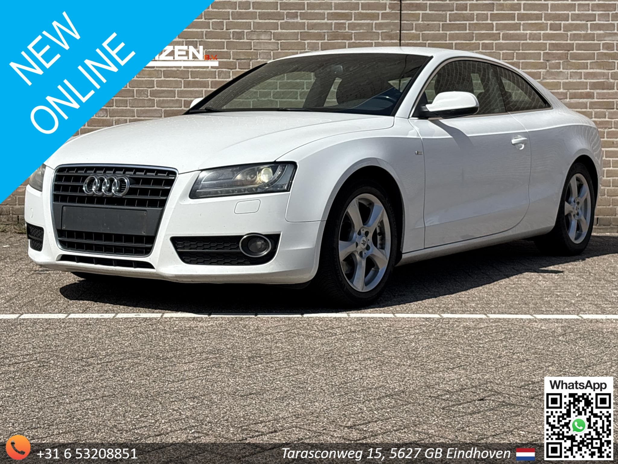 Audi A5 Coupé 2.0 TDIe Pro Line | Leder | Cruise | PDC | Cl, Auto's, Voorwielaandrijving, Euro 5, Gebruikt, Zwart