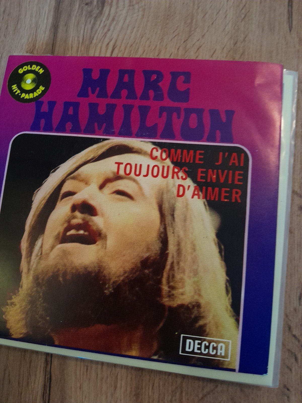 marc hamilton 7 inch comme j,ai toujours envie d,aimer, Ophalen of Verzenden, Zo goed als nieuw, Pop