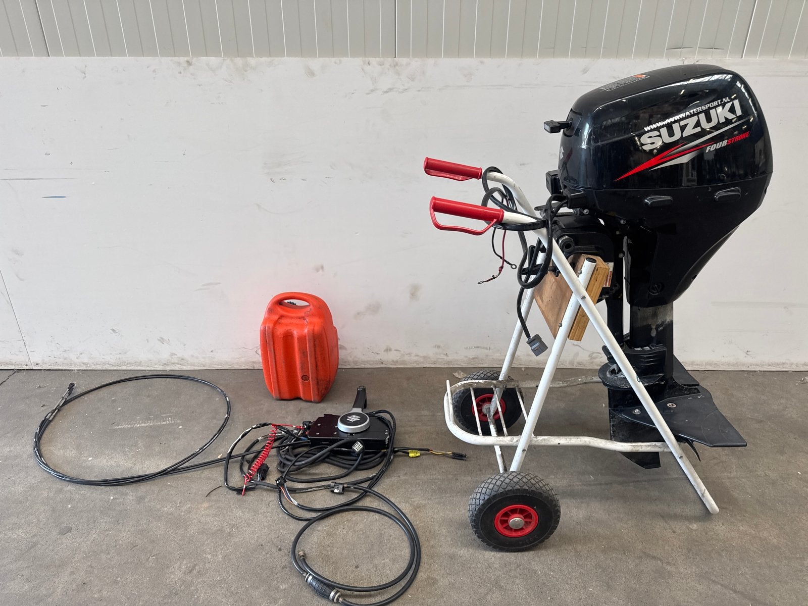 Suzuki buitenboordmotor 9.9 pk 4-takt met afstandsbediening, Watersport en Boten, Ophalen, Gebruikt, Met afstandsbediening, 5 tot 10 pk