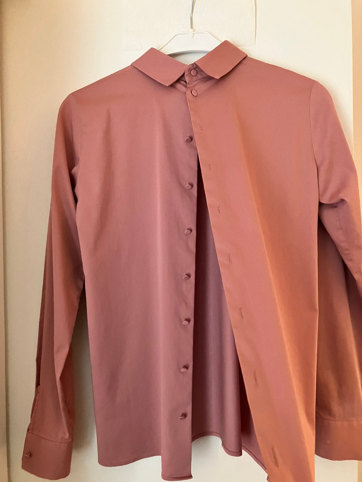 Soluzione blouse oudroze – elegante damesblouse – maat M, Kleding | Dames, Ophalen of Verzenden, Zo goed als nieuw, Maat 38/40 (M)