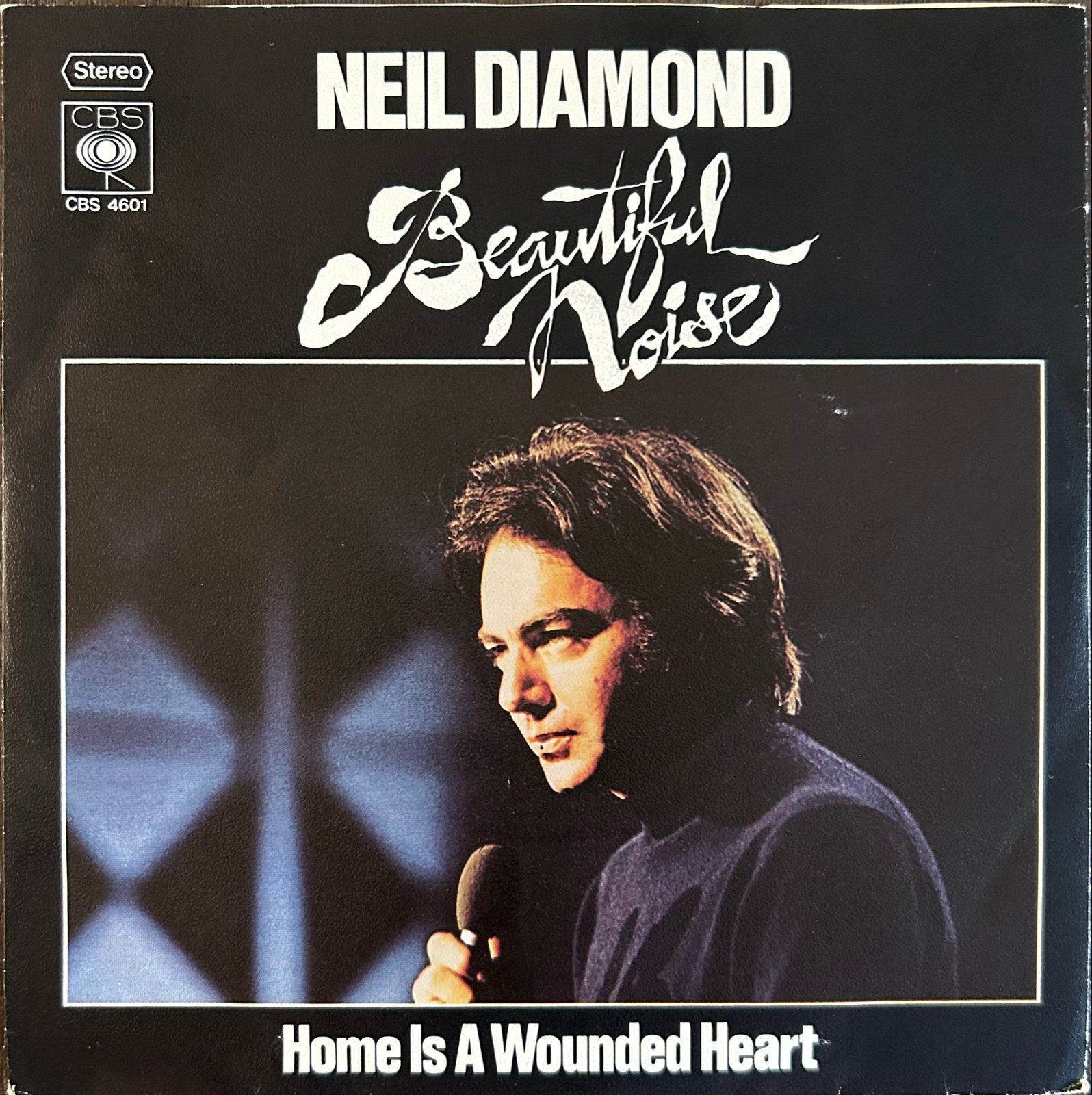 Neil Diamond - Beautiful Noise / Home Is A Wounded Heart, Originele persing, 7 inch, Ophalen of Verzenden, Zo goed als nieuw
