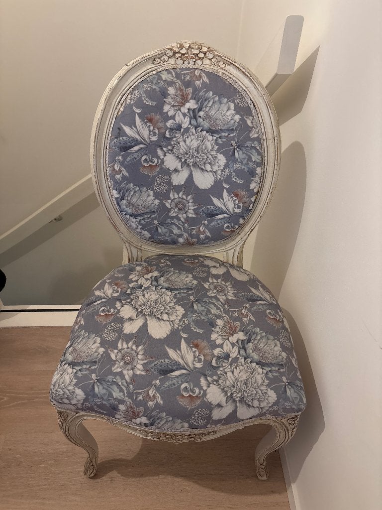Brocante stoelen wit, Ophalen, Gebruikt, Twee, Wit