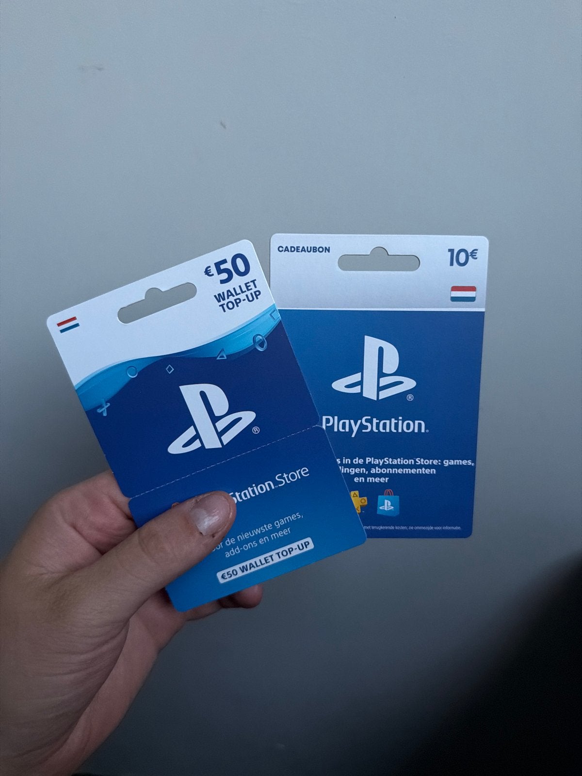 50€ / 10€ playstation kaart mag voor 45€ weg!, Tickets en Kaartjes, Eén persoon, Cadeaubon