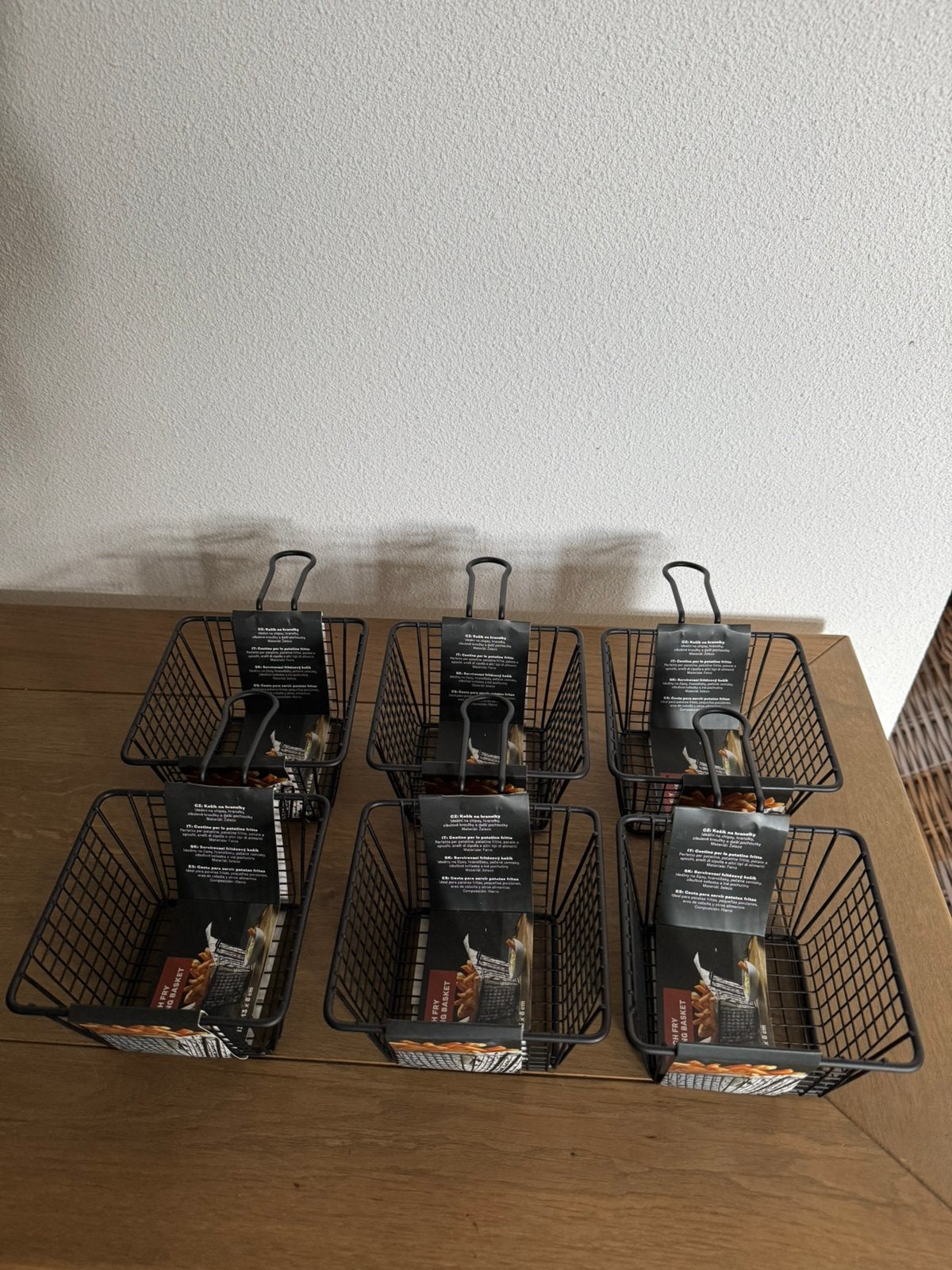 Keukengerei: frietmand 6 x ,spiralizer,veggie magic,twister, Overige typen, Ophalen of Verzenden, Zo goed als nieuw, Zwart