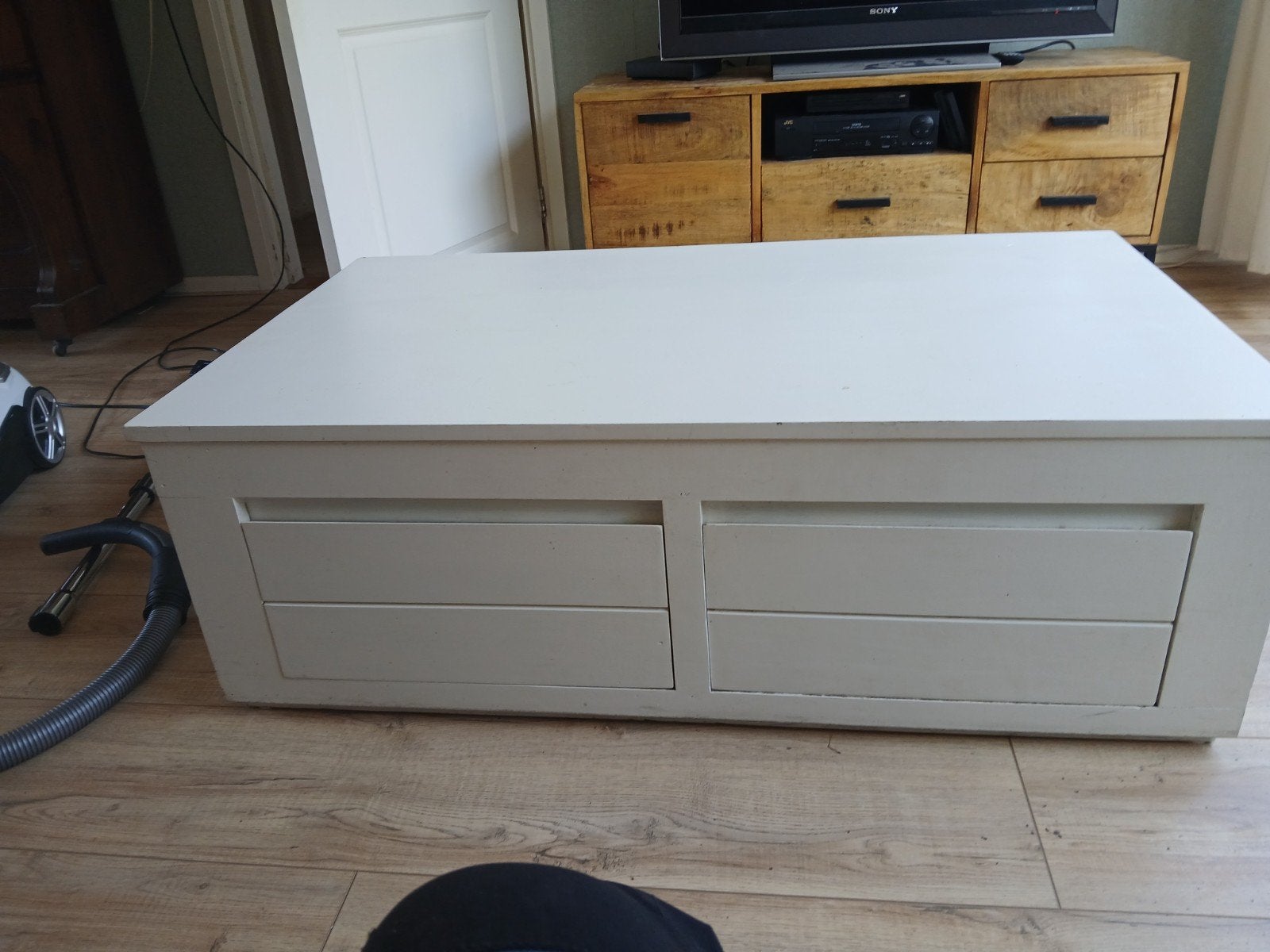 Salontafel met veel opbergruimte - 120x70x40 cm, Huis en Inrichting, Ophalen, Gebruikt, 100 tot 150 cm, 50 tot 100 cm