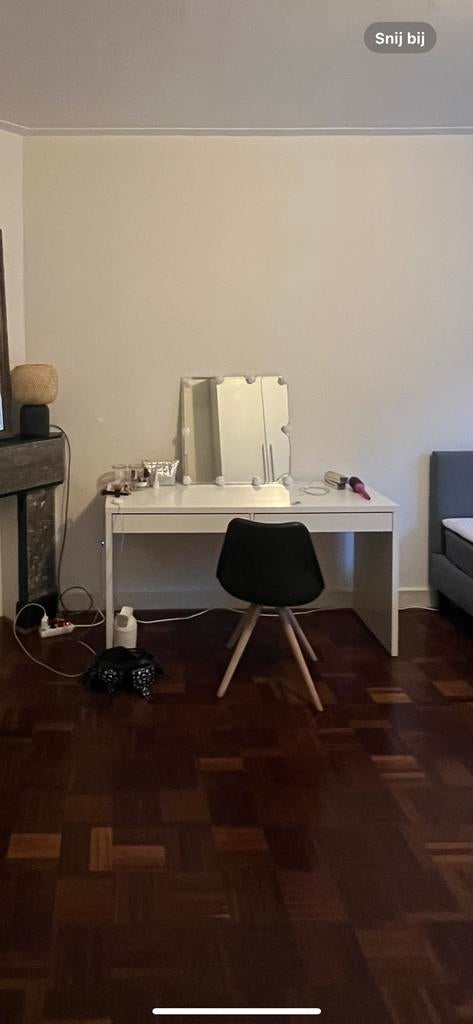 IKEA Micke bureau, wit/ gebruikt, Ophalen, Gebruikt, Met lades, Spaanplaat of MDF