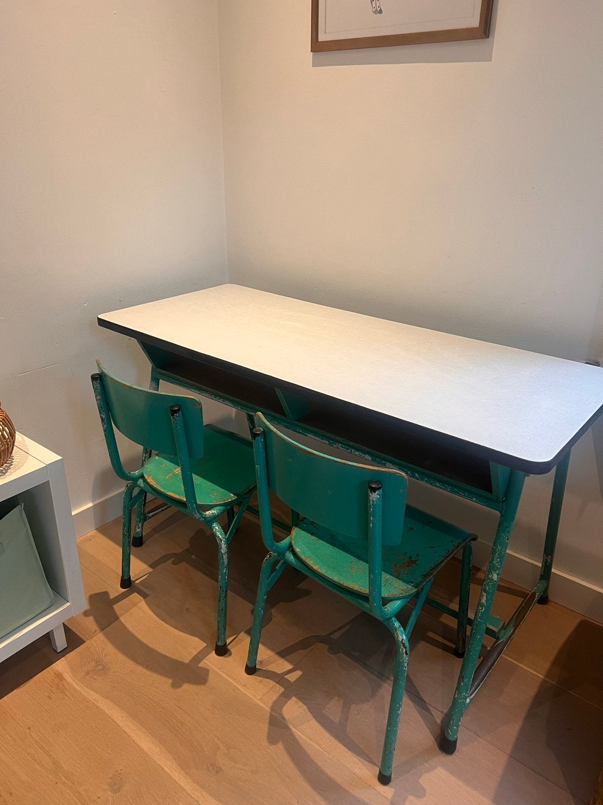 Frans brocante schooltafelset - Frans design, Ophalen