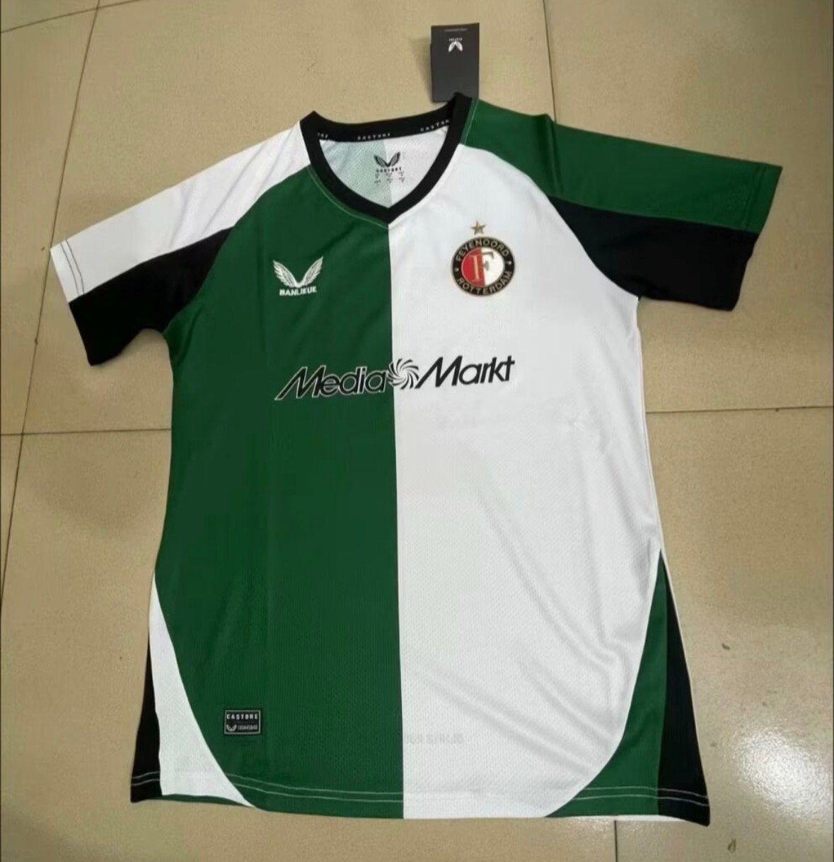 Feyenoord 3e tenue 24/25 (Maat en bedrukking naar keuze, Maat XL, Ophalen of Verzenden, Zo goed als nieuw, Shirt