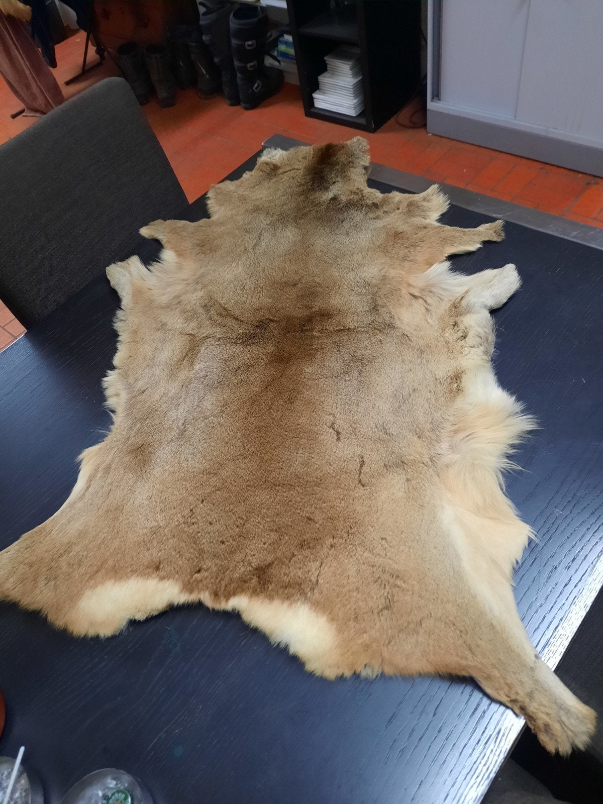 Echte dierenhuid - decoratief kleed, Ophalen of Verzenden