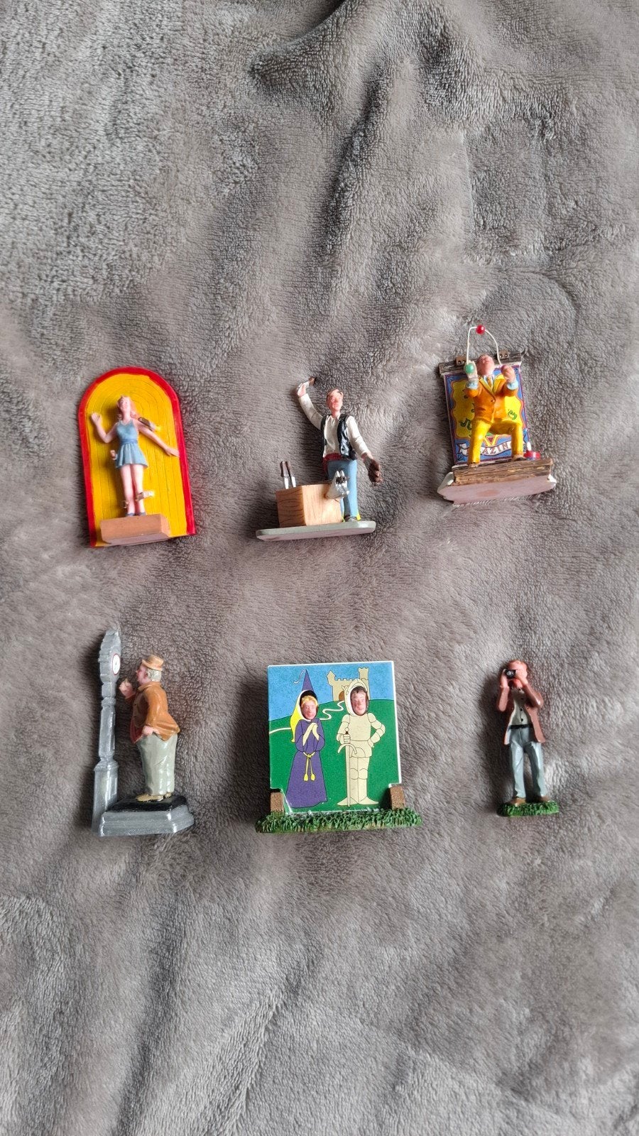 lemax complete set of 6 Carnival amusements kerstdorp kermis, Ophalen of Verzenden