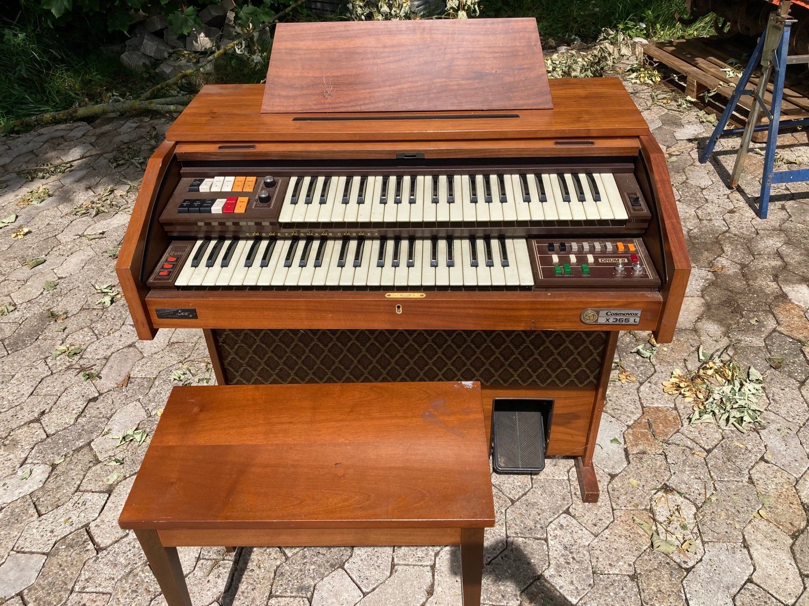 Gratis: Cosmovox X365L orgel, Ophalen, Gebruikt, 2 klavieren, Orgel
