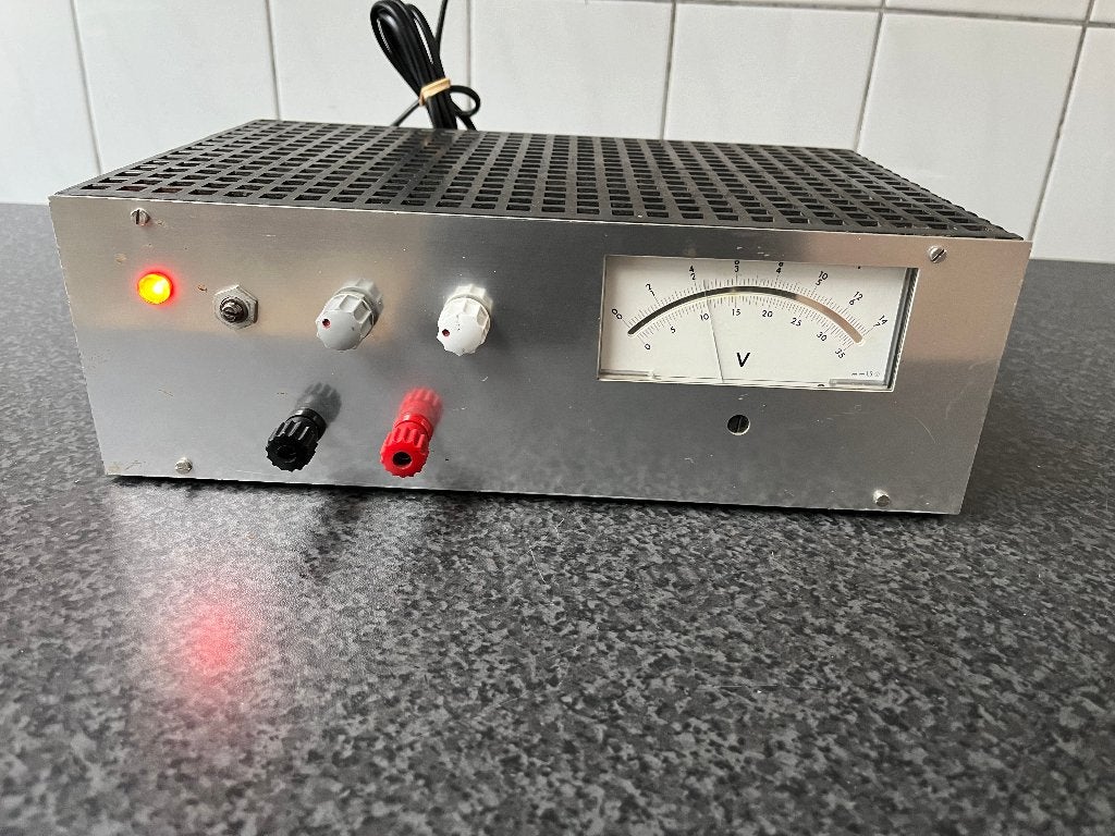 Oude ( Philips ) voeding 0-25 volt ., Ophalen of Verzenden, Gebruikt