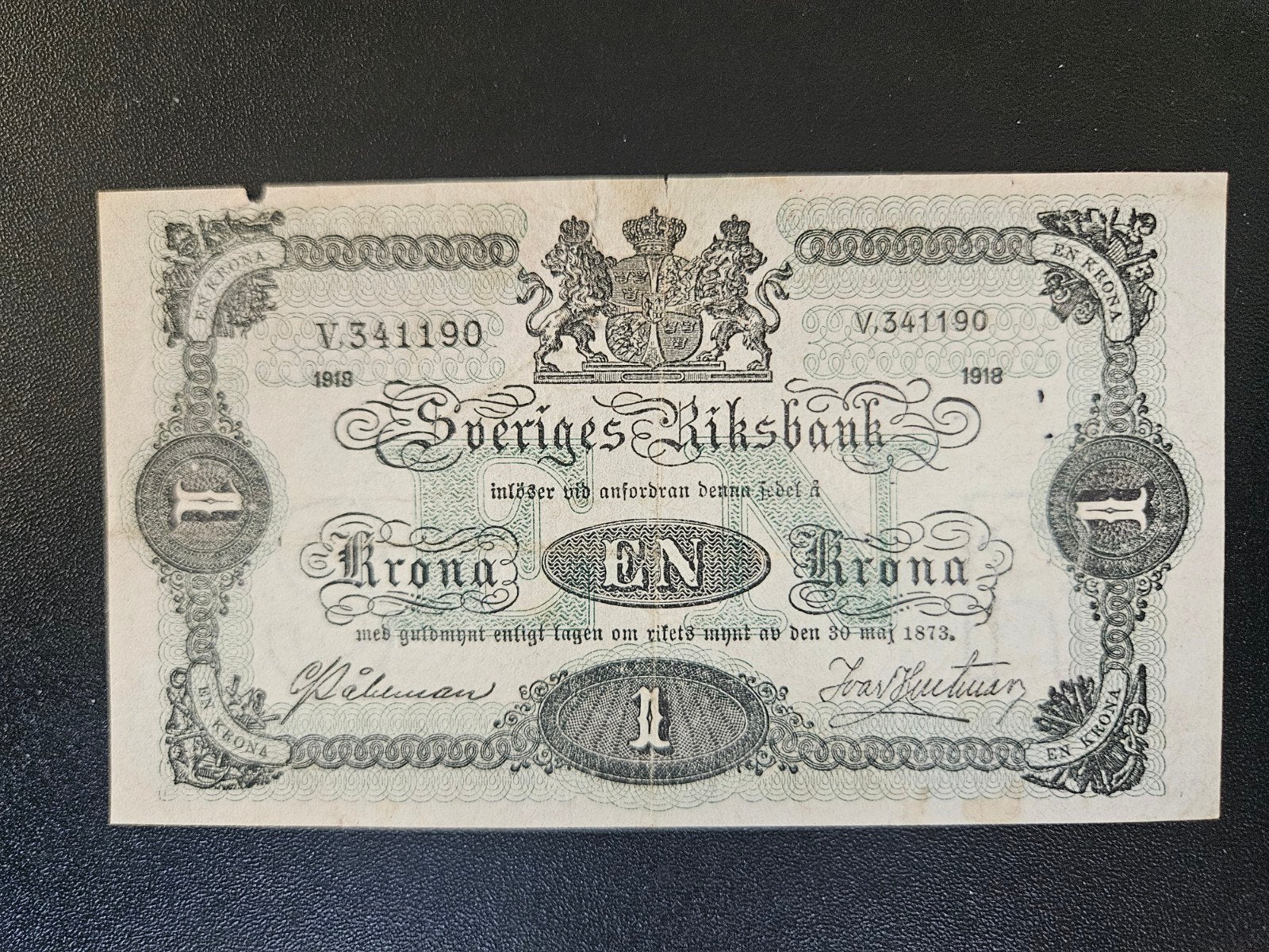 Zweden pick 32e 1918, Verzenden, Overige landen, Los biljet