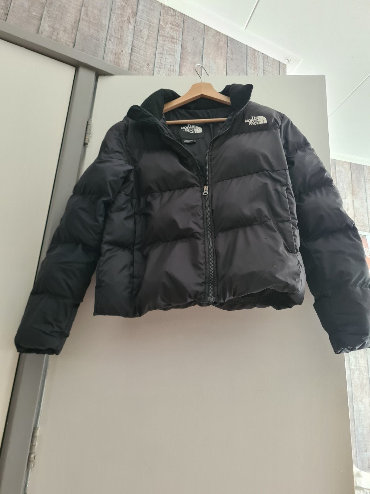The North Face Puffer Jas Zwart Maat M, Maat 38/40 (M), Zwart, Ophalen of Verzenden, The North Face