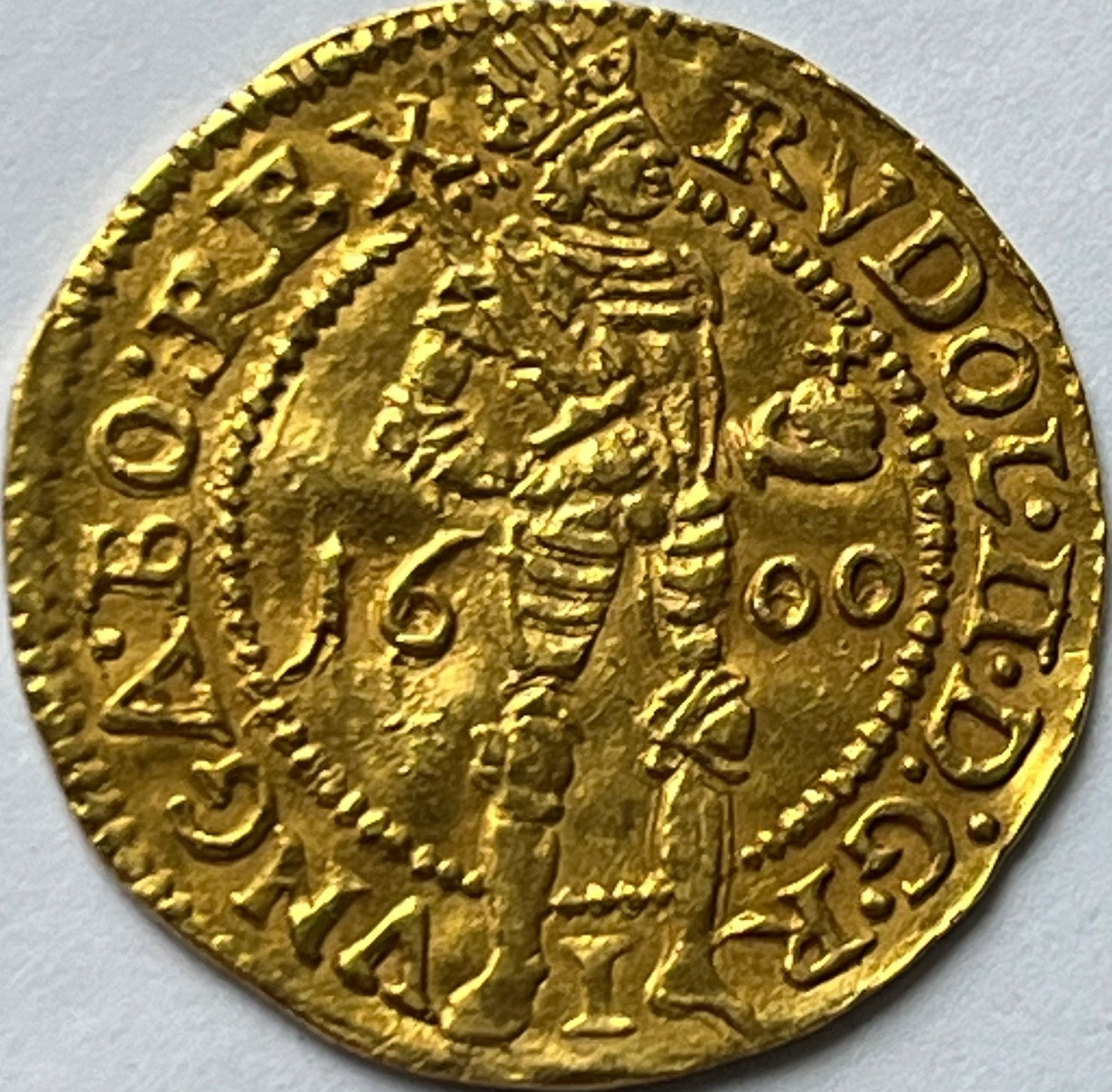 Kampen zeldzame gouden dukaat 1600 heel mooi exemplaar!, Vóór koninkrijk, Losse munt, Goud, Overige waardes