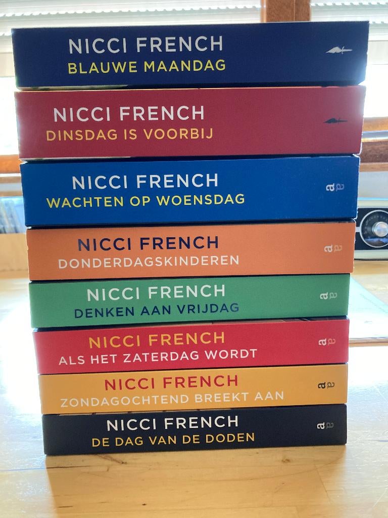 Gehele Frieda Klein serie (8 boeken), Nicci French, Ophalen of Verzenden, Zo goed als nieuw, Nederland