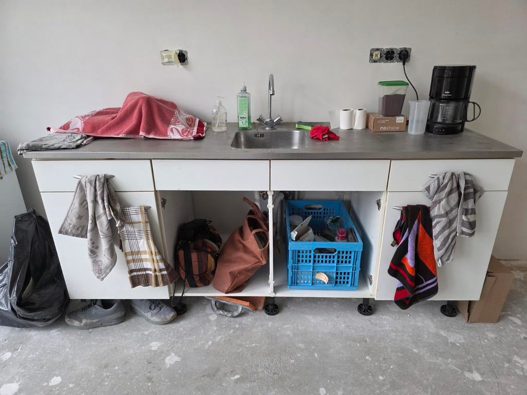 Tijdelijke keuken. Handig voor tijdens een verbouwing, Huis en Inrichting, Keuken | Complete keukens, Ophalen, Gebruikt