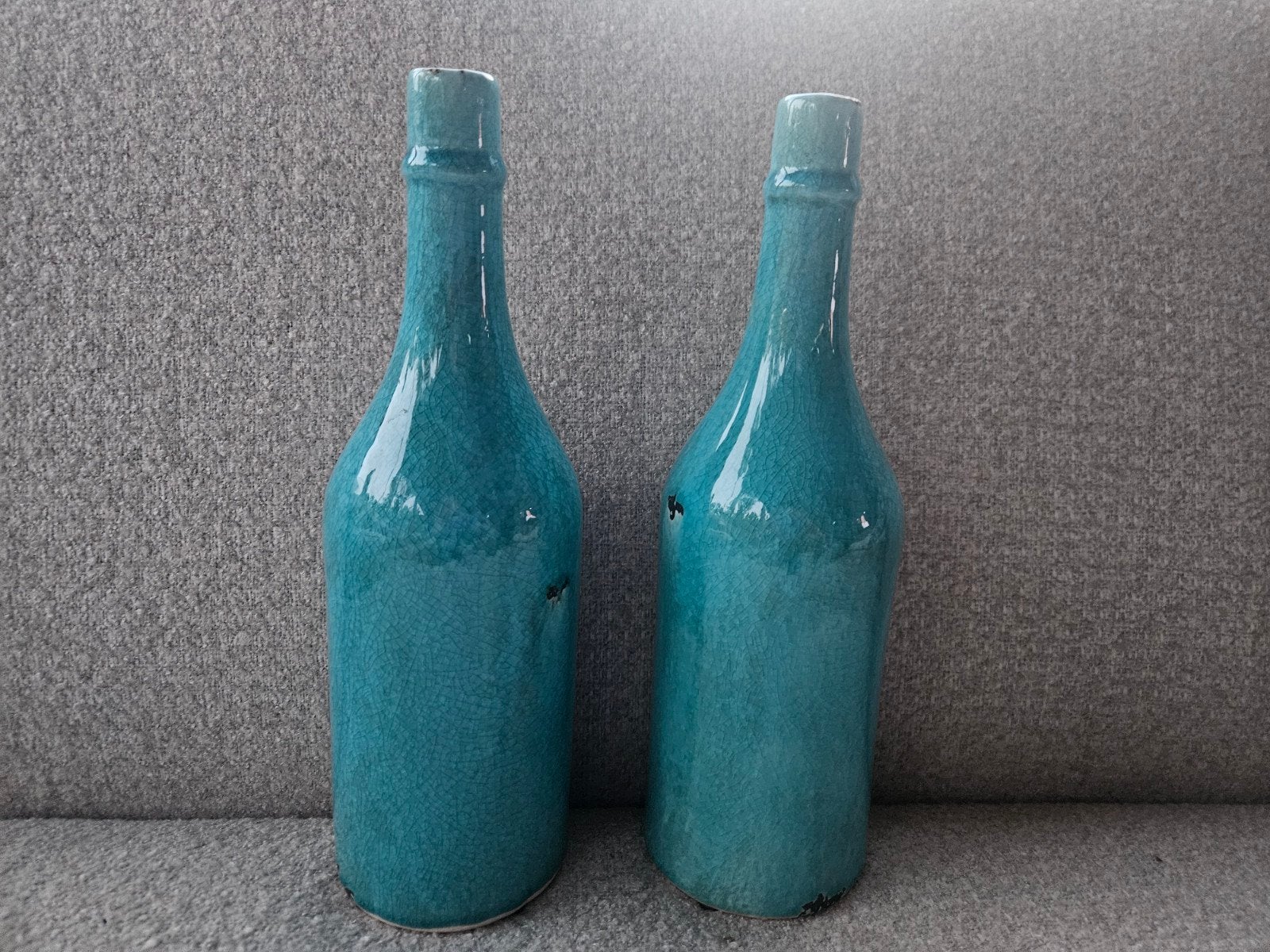 Set van 2 Brynxz flessen in blauw/groen, Ophalen