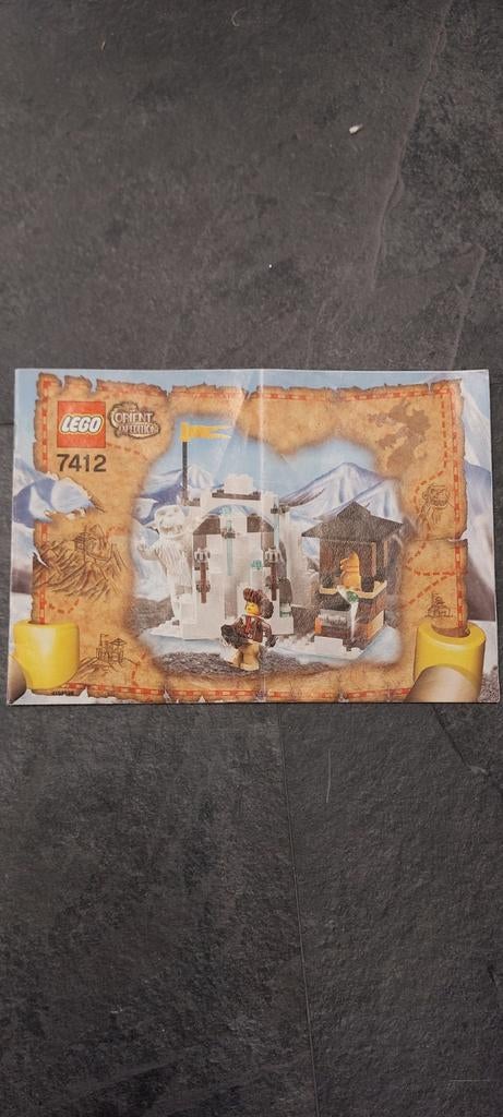 Lego 7412 Yeti's Hideout - Orient Expedition, Compleet, Gebruikt, Overige thema's, Lego