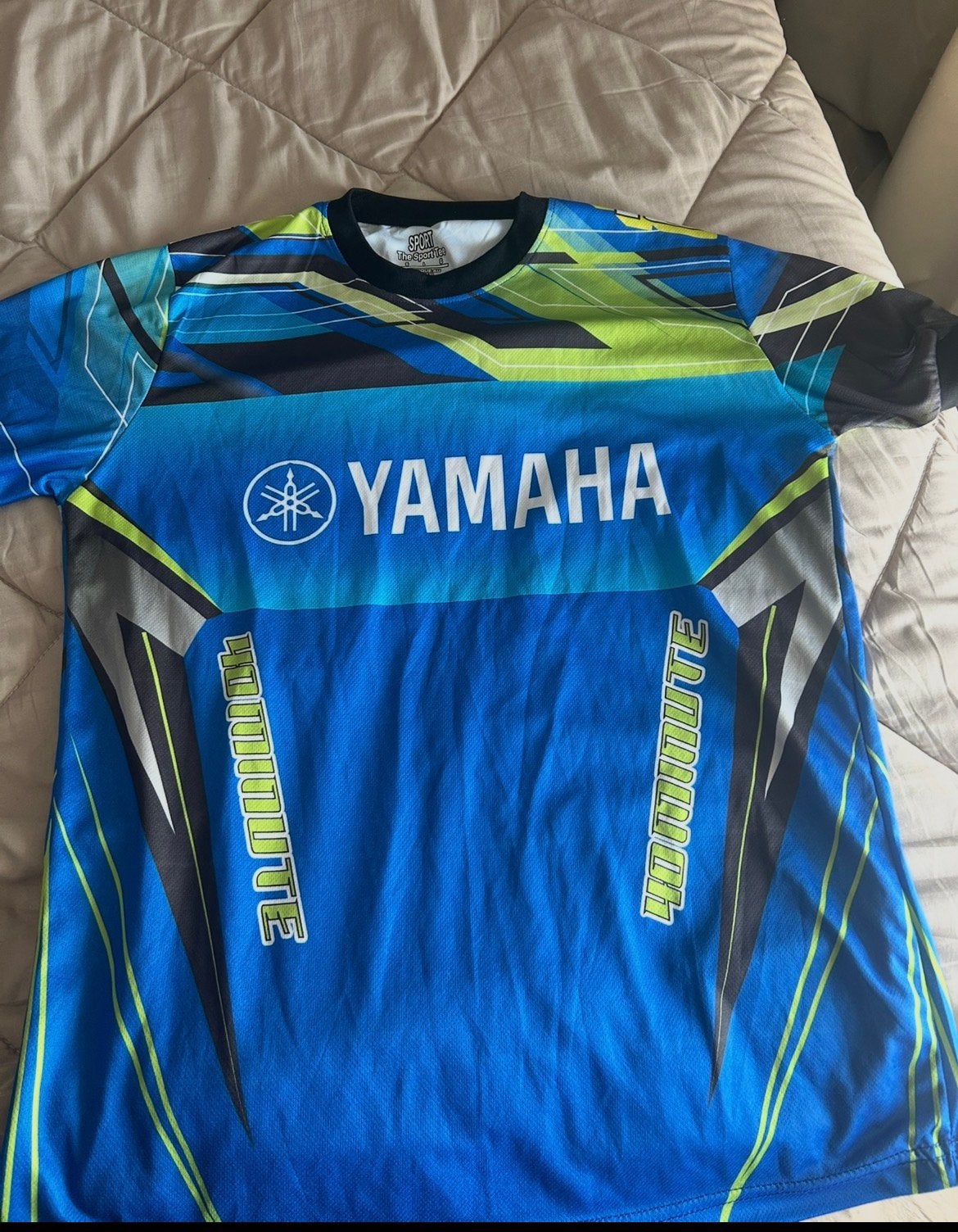 Yamaha sport shirt t-shirt maat M, Ophalen of Verzenden, Zo goed als nieuw, Shirt