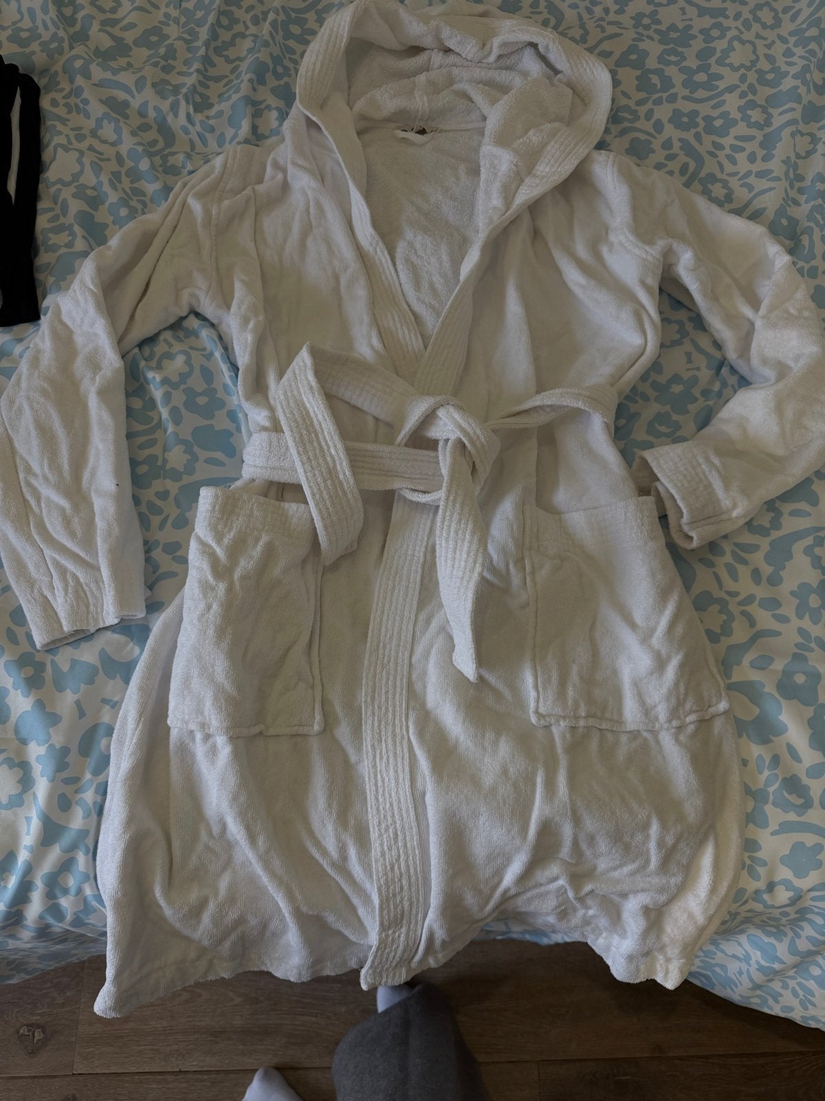 Witte badjas met capuchon - C&A, Verzenden, Nieuw