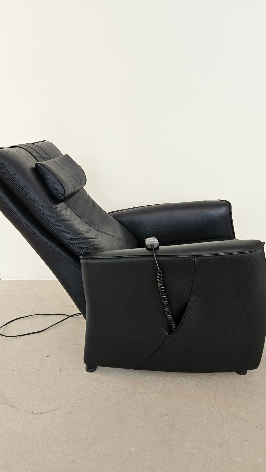 Prominent sta op fauteuil voor 525,- euro Zitgemak joure, Ophalen of Verzenden, 75 tot 100 cm, Leer, 50 tot 75 cm