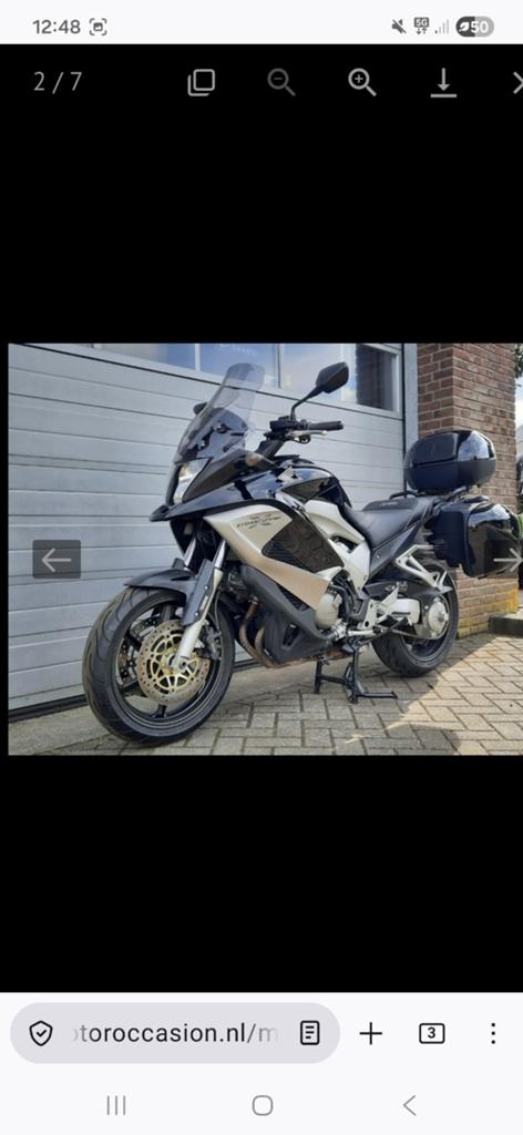 Honda vfr 800 crossrunner met kofferset en tom tom, Motoren, Ophalen of Verzenden