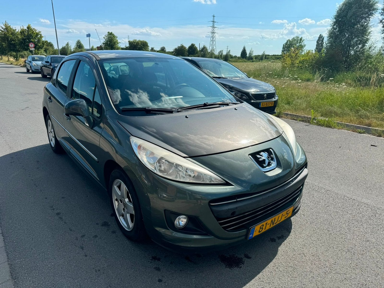 Peugeot 207 1.4 VTI 16V 5DRS 2010 Grijs met Airco!, Voorwielaandrijving, Origineel Nederlands, Bedrijf, Handgeschakeld